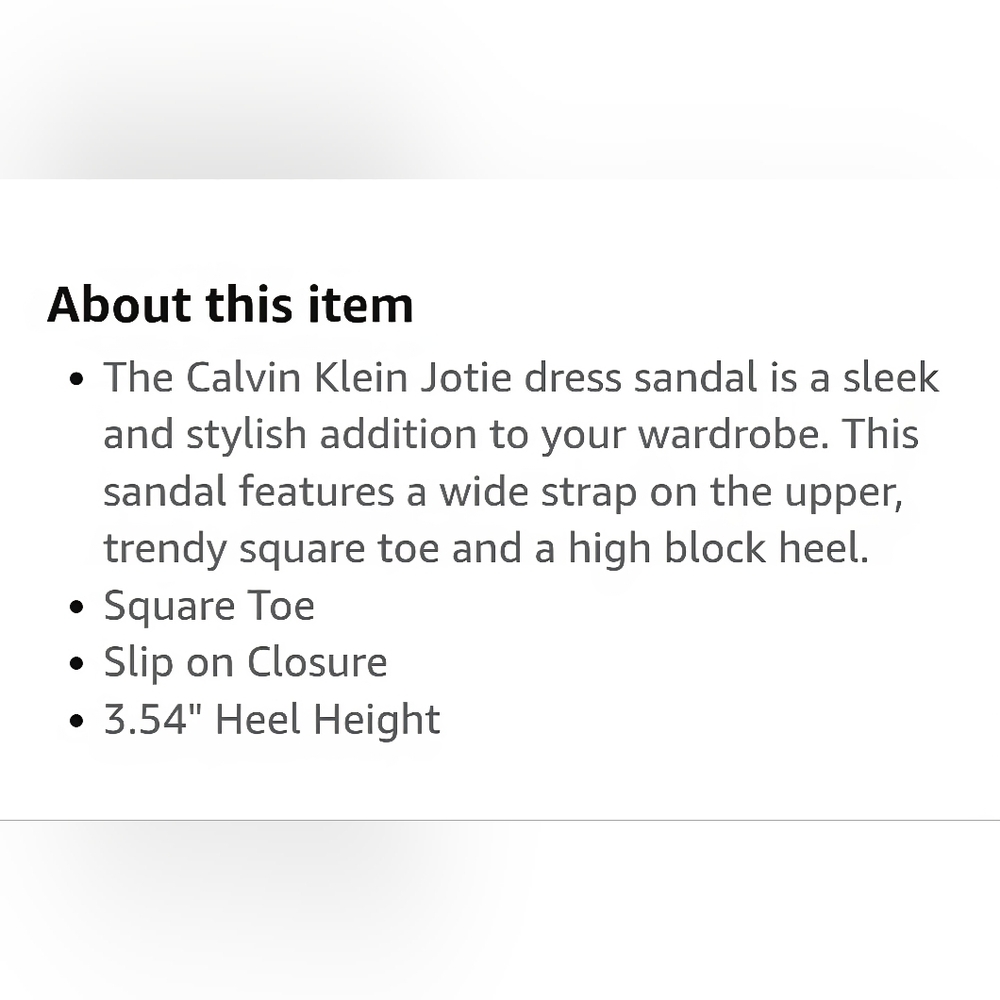 Calvin Klein Jotie Women's Light Blue Denium Mules - Picture 9 of 9
